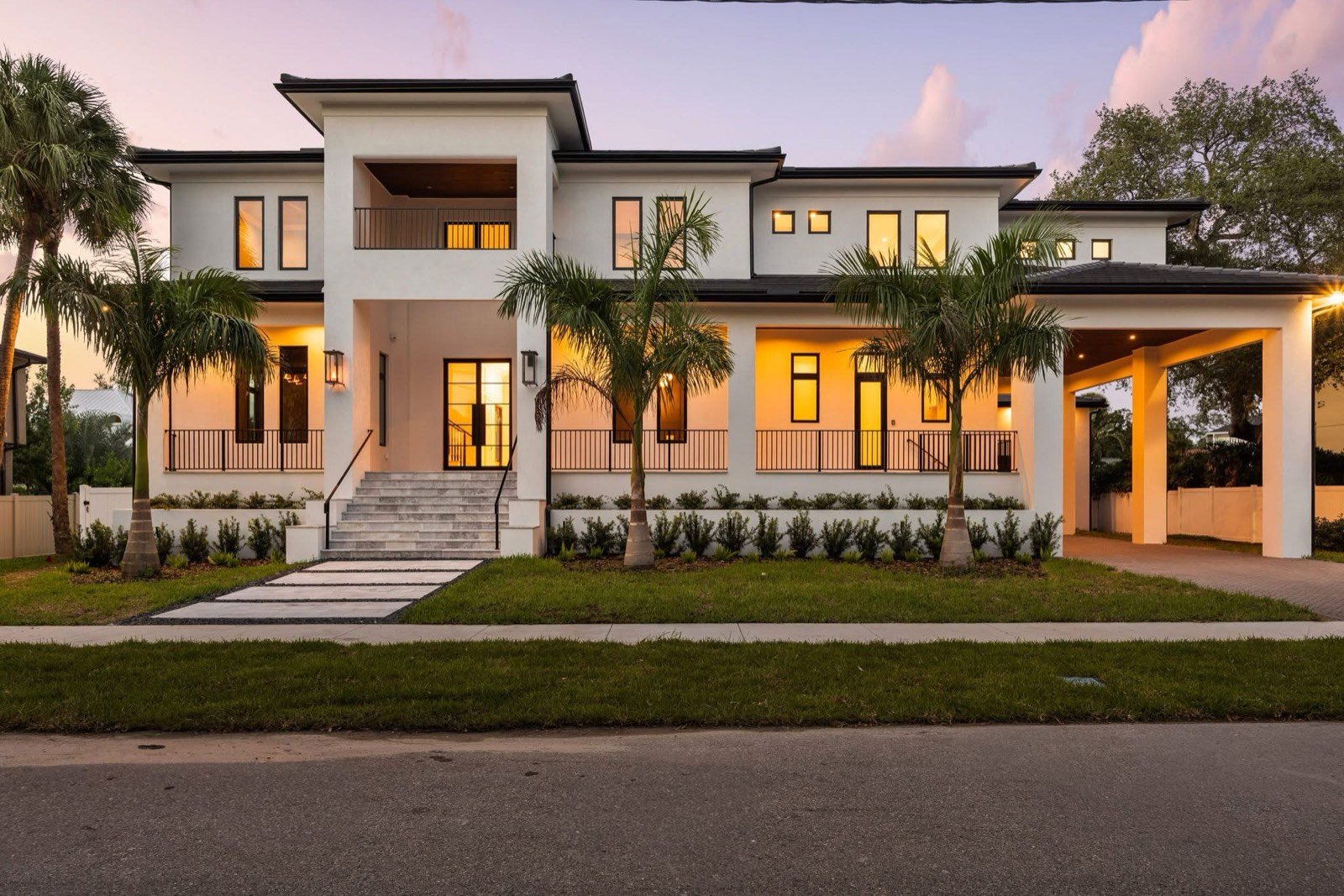 New-construction home built with Coastal Precision CNC custom cabinetry