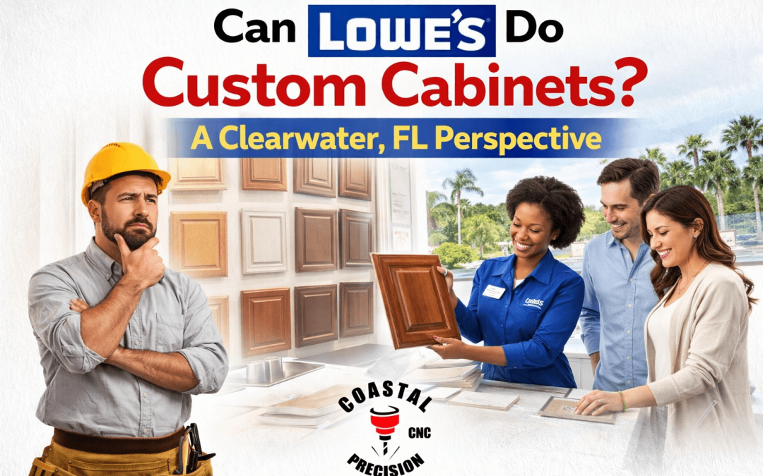 Can Lowe’s Do Custom Cabinets? A Clearwater, FL Perspective