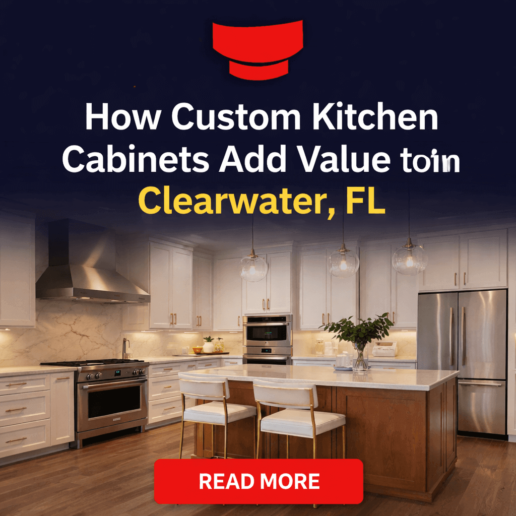 How Custom Kitchen Cabinets Add Value to Homes in Clearwater, FL
