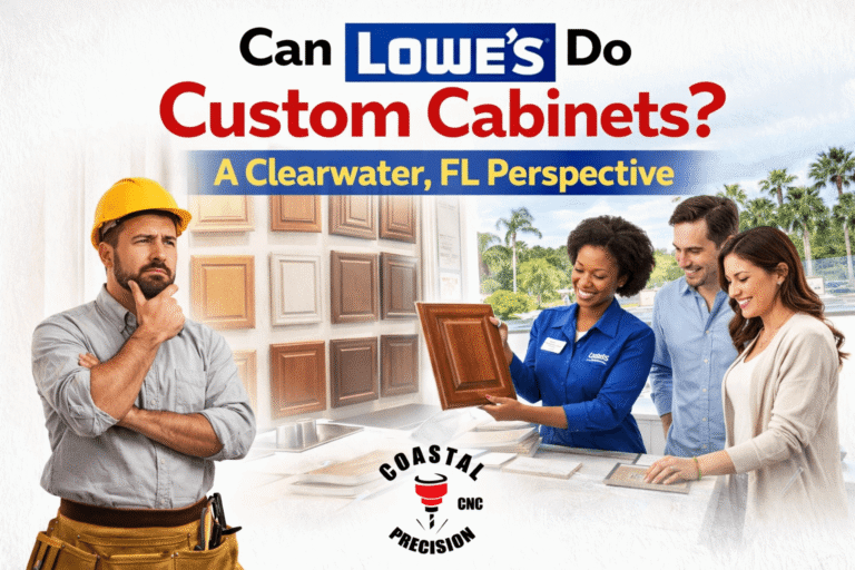 Can Lowe’s Do Custom Cabinets? A Clearwater, FL Perspective